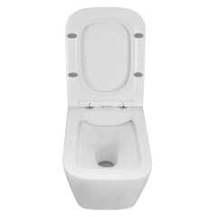 Унитаз подвесной Azario BOCA 360х510х350 безободковый, c сиденьем микролифт (AZ-1048 A)