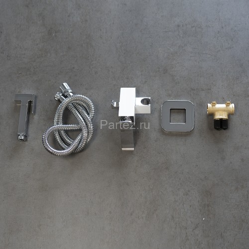 Смеситель Lemark Contest LM5820CW с гигиеническим душем, встраиваемый