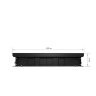 Конвектор внутрипольный Royal Thermo ATRIUM-75/400/1600-DG-U-LB