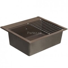 Кухонная мойка AQUATON Делия 60, кофе (1A715232LD280)