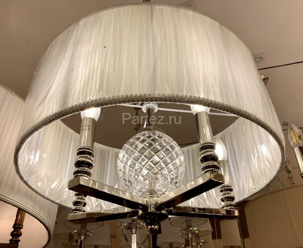 Подвесная люстра Newport 3125/S nickel без абажуров