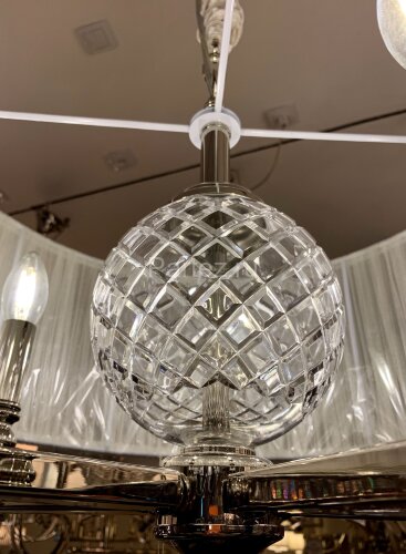 Подвесная люстра Newport 3125/S nickel без абажуров