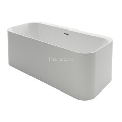 Ванна акриловая Azario RANGALI 1700х800х580 пристенная, в комплекте с сифоном и металлической рамой 