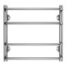 Полотенцесушитель водяной AZARIO FERRARA 500/500 4 секций, нижнее/диагональное подключение, 1/2", хр