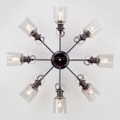 Потолочная люстра Eurosvet 70111/8 черный