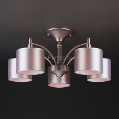 Потолочная люстра Eurosvet 60080/5 сатин-никель