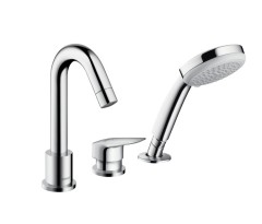 71313000 Logis Смеситель на край ванны, однорычажный, на 3 отверстия (нужна СЧ 13439180)