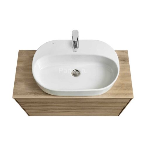 Тумба под раковину Aquaton Либерти 100, 2 ящика, дуб эльвезия (1A279601LYC70)