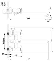 Смеситель Lemark Plus Spirit LM1951C универсальный