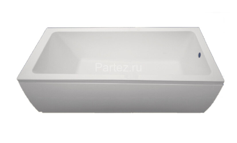 Ванна пристенная Loranto Novaro La 1500х700, каркас и экран в комплекте, ABS пластик, белая (CS00078