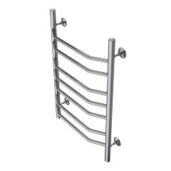 Полотенцесушитель водяной AZARIO RAVENNA 500/800 7 секций, нижнее/диагональное подключение, 1/2&quot;, хр