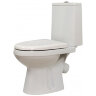Унитаз-компакт Фиона белый Премиум, косой выпуск, сиденье с микролифтом, белый (43901130005)