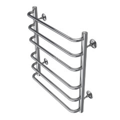 Полотенцесушитель водяной AZARIO FERRARA 500/600 6 секций, нижнее/диагональное подключение, 1/2&quot;, хр