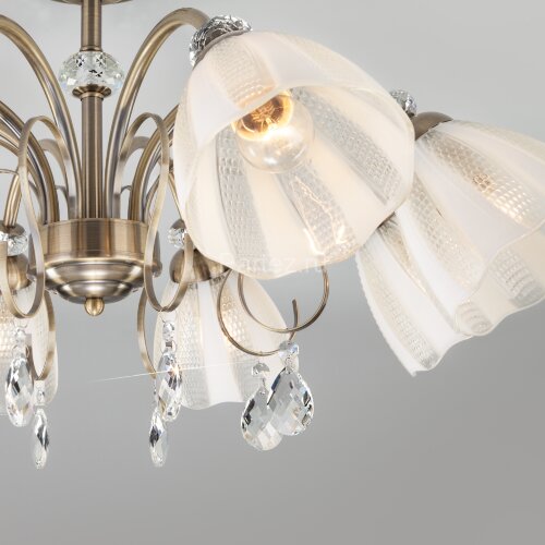 Потолочная люстра Eurosvet 30155/8 античная бронза