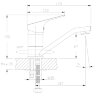 Смеситель Rossinka RS29-22 для раковины