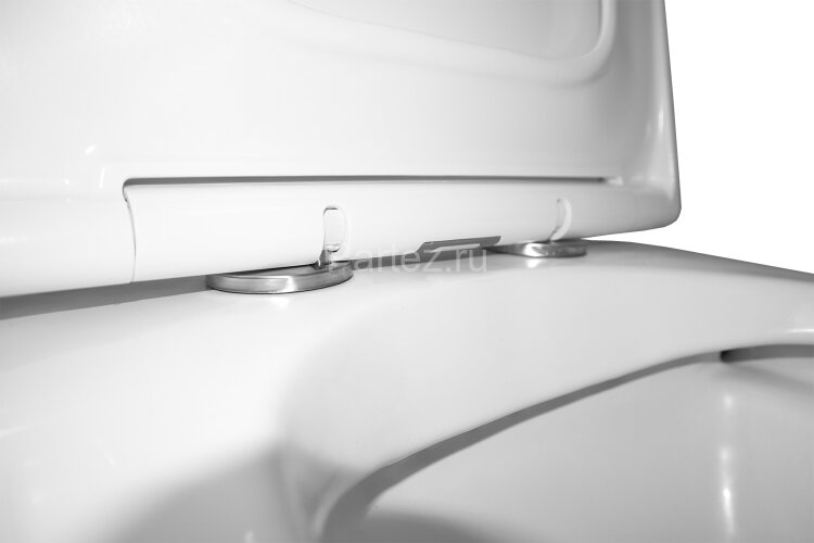 Унитаз-компакт Azario MIRADA S 385х620х920 напольный, безободковый в комплекте с бачком и сиденьем м