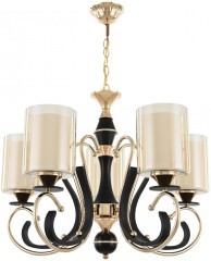 Подвесная люстра Arte Milano 302237/5 Bk/Gd