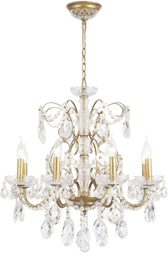 Подвесная люстра Crystal Lux ODELIS SP8 GOLD