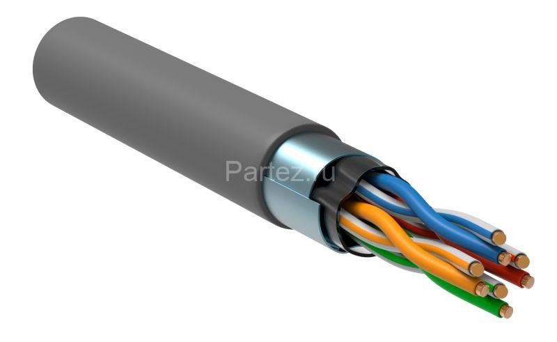Кабель витая пара F/UTP кат.5E 4х2х24AWG solid CU PVC сер. (м) GENERICA BC1-C5E04-311-305-G