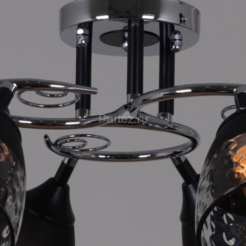 Потолочная люстра Reluce 70139-3.3-06 CR+BK