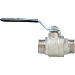Кран шаровой полнопроходной НР/НР рычаг 1" Stout