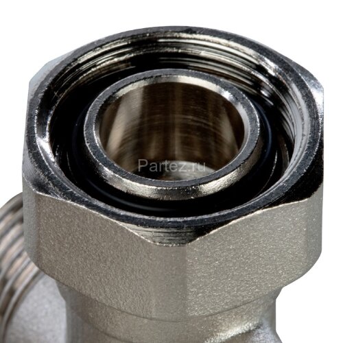 Узел нижнего подключения радиатора для однотрубной системы угловой 3/4" Stout