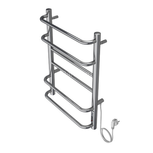 Полотенцесушитель электрический AZARIO MILAN 400/600 6 секций, диммер справа, хром (AZ90846)