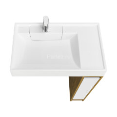 Тумба под раковину Aquaton Лондри 20 без фасада, дуб рустикальный (1A267101LHDR0)