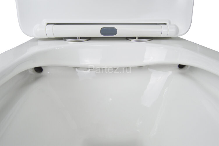 Унитаз напольный Azario LEVANTO 620x380x830 безободковый в комплекте cо смывным механизмом Geberit и