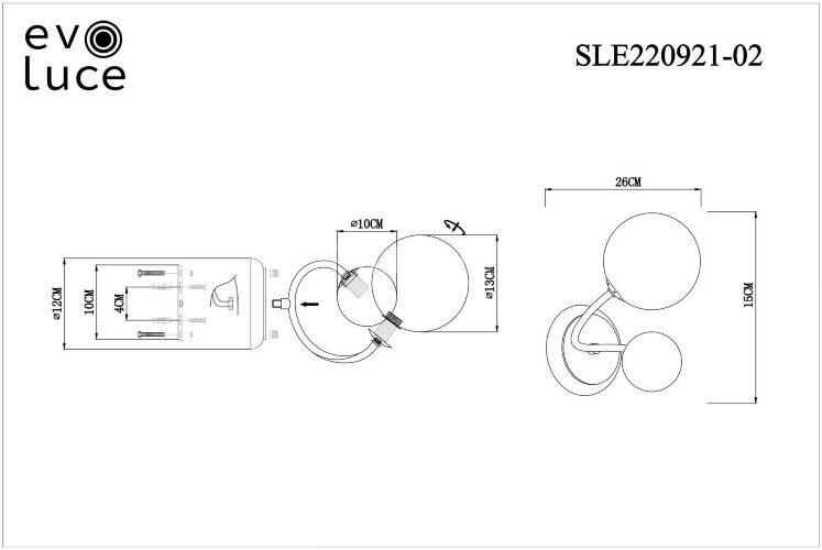 Бра Evoluce SLE220921-02