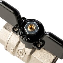 Кран шаровой полнопроходной ВР/ВР бабочка 1/2" Stout