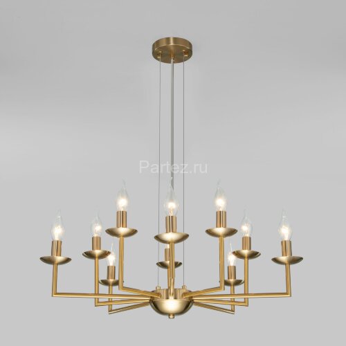 Подвесная люстра Eurosvet 60150/10 латунь