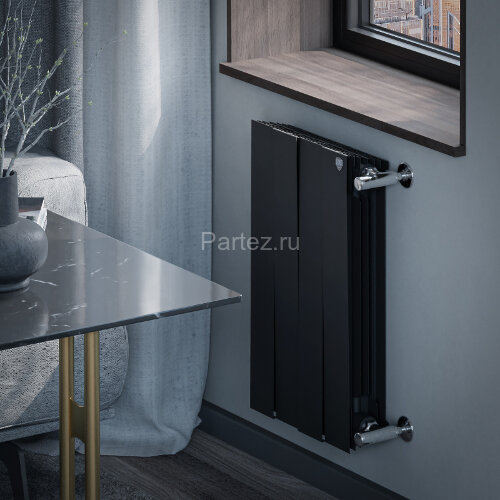 Биметаллический радиатор Royal Thermo PianoForte 500/100-4 (NoirSable)