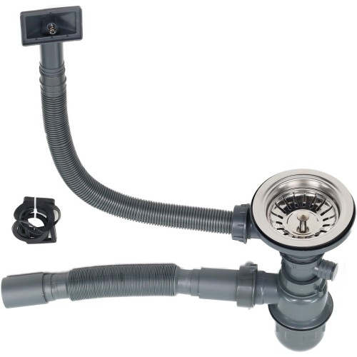 Мойка 8045 MELANA ProfLine 3,0/220 САТИН 2-я чаша, врезная прямоугольная S8045H