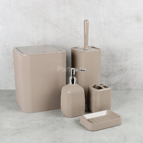 Стакан для зубных щеток Fixsen Brown пластик, коричневый (FX-403-3)