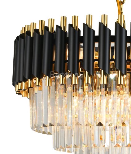 Подвесная люстра Natali Kovaltseva DARIAN 76017/10C GOLD BLACK