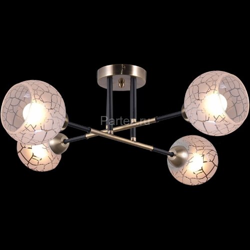 Потолочная люстра ILLUMICO IL9573-4CSQ-79 BK AB