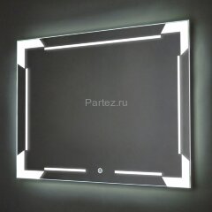 Зеркало AZARIO Крокус 800х600, LED-подсветка с диммером, сенсорный выключатель (ФР-00001350)