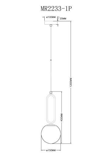 Подвесной светильник MyFar MR2233-1P