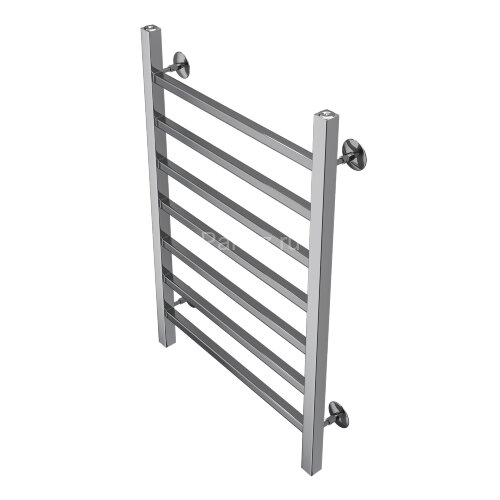 Полотенцесушитель водяной AZARIO ANCONA 500/800 квадрат, 7 секций, нижнее/диагональное подключение, 