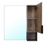 Зеркало-шкаф Azario Gris 75 730х160х800 цвет Дуб Веллингтон (CS00080419)