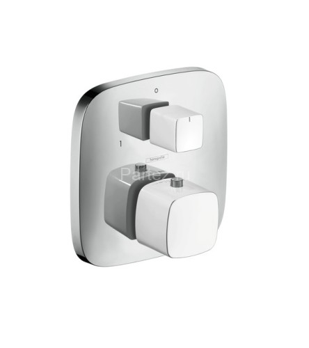 15771400 PuraVida Термостат с запорным/переключающим вентилем, СМ