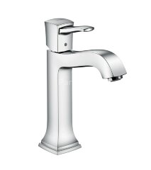 31302000 Metropol Classic Смеситель для раковины в форме таза 160, однорычажный, со сливным гарнитур