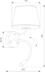 Бра TK Lighting 10080 Maja