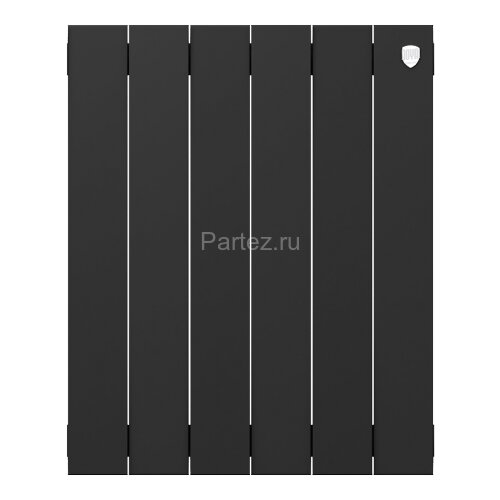 Биметаллический радиатор Royal Thermo PianoForte 500/100-6 (NoirSable)