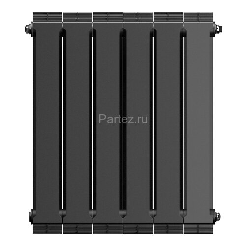 Биметаллический радиатор Royal Thermo PianoForte 500/100-6 (NoirSable)