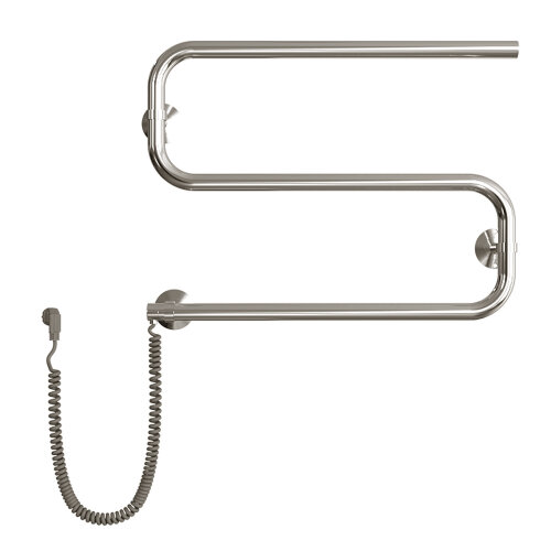 Полотенцесушитель электрический ДВИН HD S 40/50 3/4" K Hitze, полированный (4627085363712)