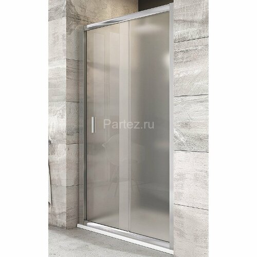 Душевая дверь Ravak раздвижная 110х190, толщина полотна 6мм универсальная, цвет профиля хром