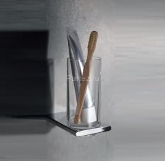 Держатель стакана со стаканом Keuco Edition 400, хром (11550019000)