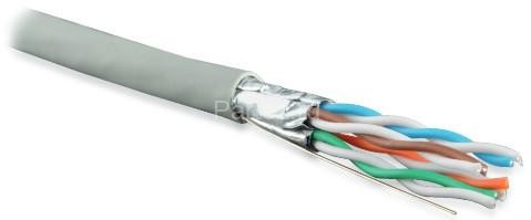 Кабель витая пара U/FTP кат.6 4х2х23AWG solid LSZH нг(А)-HF UFTP4-C6-S23-IN-LSZH-GY-500 (м) Hyperlin
